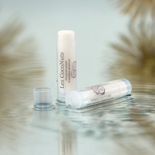 échantillon deodorant naturel sample natural Les CocoNuts