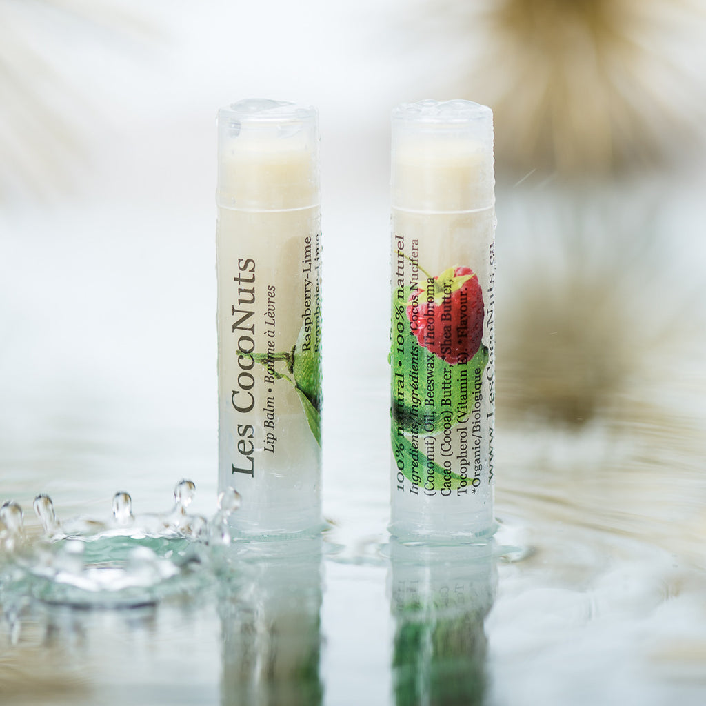 baume a levres naturel framboise lime natural lip balm raspberry lime